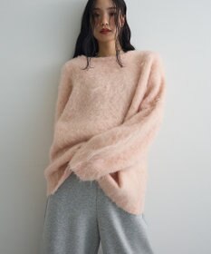 Green Parks 前後２ｗａｙキーネックシャギーニット