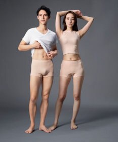 WACOAL MEN レディース <beautiful people>コラボ タンクトップ ボクサートップス ワンサイズ（S-L） オーガニック綿混 立体成型 肩幅：狭め ネック深さ：あさめ WL8001 /ワコールメン