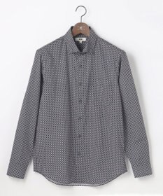 JOSEPH ABBOUD 【オーガニックコットン使用・JAPANファブリック】ジオメトリックプリントシャツ