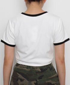 WEGO MICKEY　MOUSE／リンガーTシャツ