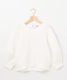 組曲 【WEB限定】パフスリーブ スウェットライクトップス