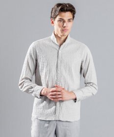 JOSEPH HOMME トリックジャガード　ウイングカラーシャツ