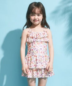 ANY KIDS 総柄フリルワンピース水着