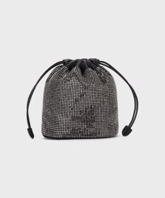 GRACE CONTINENTAL ラインストーンミニバッグ