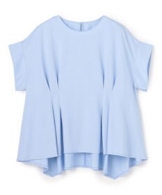 UNFILO ヒートシールドジャージー タックデザイン Tシャツ サックス