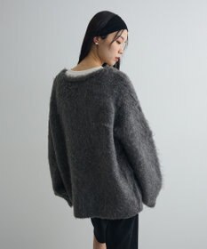 Green Parks 前後２ｗａｙキーネックシャギーニット