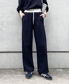 Green Parks ウエスト配色切替スウェットパンツ