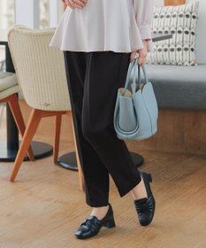 Tiaclasse 【ブラウス&ベスト&パンツ3点セット】リボンタイブラウス＋ベスト付き 3点セットアップ