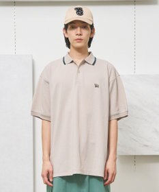 J.PRESS YORK STREET 【UNISEX】ブルドックワンポイント ポロシャツ