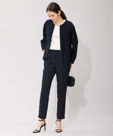 ICB 【接触冷感・UVケア・速乾・洗える】FluidBackSatin ドロストパンツ