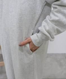 AMERICAN HOLIC ハーフＺＩＰ裏毛ワンピース