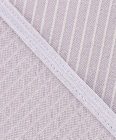 J.PRESS LADIES L ピンストライプジャージー バンドカラー スキッパー カットソー