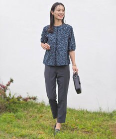 J.PRESS LADIES L 【セットアップ対応・洗える】DRYウーステッド テーパード パンツ