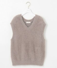 ANY SIS 【前後着用可】シャギーニット ベスト