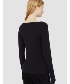 JOSEPH 【FOUNDATIONS】シルクストレッチ　Vネックニット
