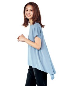 UNFILO 【新色追加！/接触冷感】マイビューティ バックフレアTシャツ