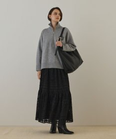 GRACE CONTINENTAL レースティアードスカート