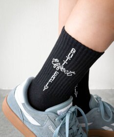 WEGO クロスロゴデザインソックス