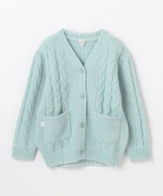 組曲 KIDS 【S-Lサイズ】 ケーブルニットカーディガン