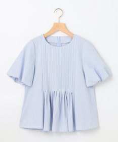 組曲 S ドビーストライプピンタック ブラウス