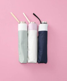 AURORA 【AURORA（オーロラ）】サマーシールド　バイカラー晴雨兼用傘（軽量・折りたたみ傘）