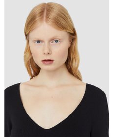 JOSEPH 【FOUNDATIONS】シルクストレッチ　Vネックニット