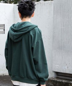 WEGO ワッペンロゴジップパーカー