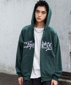 WEGO ワッペンロゴジップパーカー