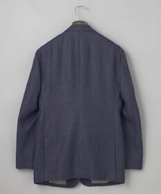 GOTAIRIKU 【DORMEUIL】ドーメル HEXAGON リネン ジャケット_ネイビー