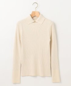 組曲 【前後着用・手洗い可】ELENAスパンコール襟デザイン ニット