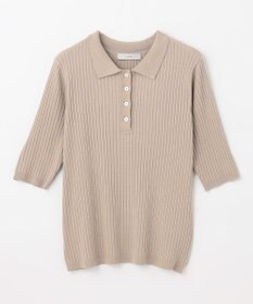 ANY 【洗濯機可能】ポロカラーニット