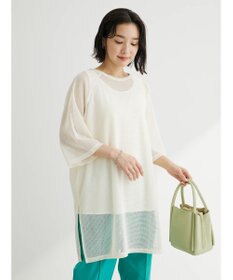 Green Parks ＳＥＴ２点メッシュラグランチュニック