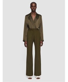 JOSEPH ギャバジンストレッチ　フィットフレアートラウザーズ