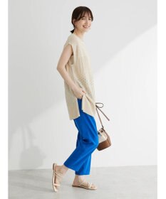 Green Parks 接触冷感　テーパードパンツ