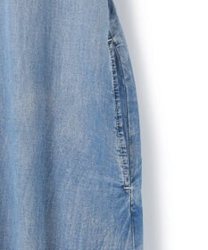 J.PRESS YORK STREET 【WOMEN】ライトダンガリー ツイストスリーブワンピ－ス