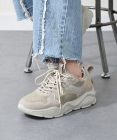 Bridget Birkin 【VINCULUM】スエードコンビ厚底スニーカー