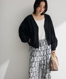 Green Parks シアーＺＩＰＶネックブルゾン