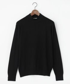 JOSEPH ABBOUD 【チクチクしない/イージーケア/3シーズン対応/サスティナブル】SNOWY モックネックニット ブラック系