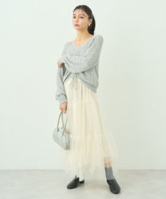 earth music&ecology ドロストニットプルオーバー