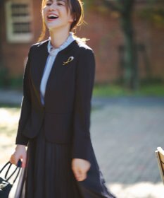 ANY SIS セレモニーダブルクロス クルーカラー ジャケット