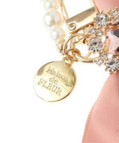 Maison de FLEUR EC限定ビジューリボンパールストラップ