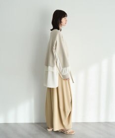 YECCA VECCA シャツレイヤードデザインプルオーバー