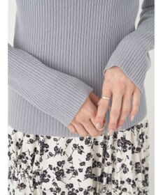 earth music&ecology ＳＥＴ２点Ｖネックジャンスカ＋ハイネックニット