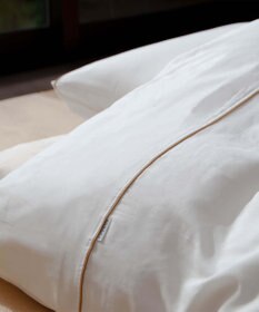 京和晒綿紗 ガーゼ掛布団カバー 白２重合わせ セミダブルサイズ(170×210)