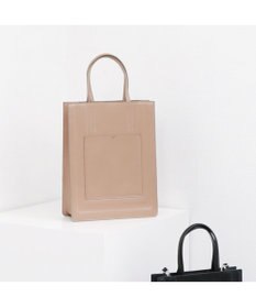 UNBILLION カシュカシュ cachecache / パネル型押し2wayトート