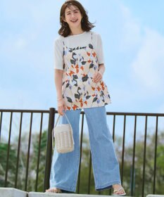 23区 【見上愛さん着用】23区 Summer DENIM ベイカーパンツ