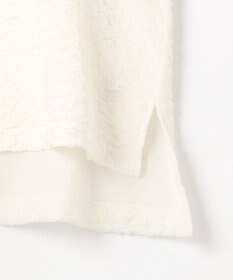 #Newans 【金子綾さんインスタライブご紹介アイテム】【洗える/セットアップ可能】ふくれジャガード パフスリーブブラウス