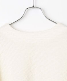 #Newans 【金子綾さんインスタライブご紹介アイテム】【洗える/セットアップ可能】ふくれジャガード パフスリーブブラウス