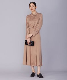 ICB 【洗える】 ルゼブフィブリルサテン スカート