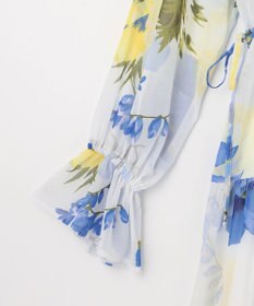 GRACE CONTINENTAL ビッグボタニカルシャツワンピース